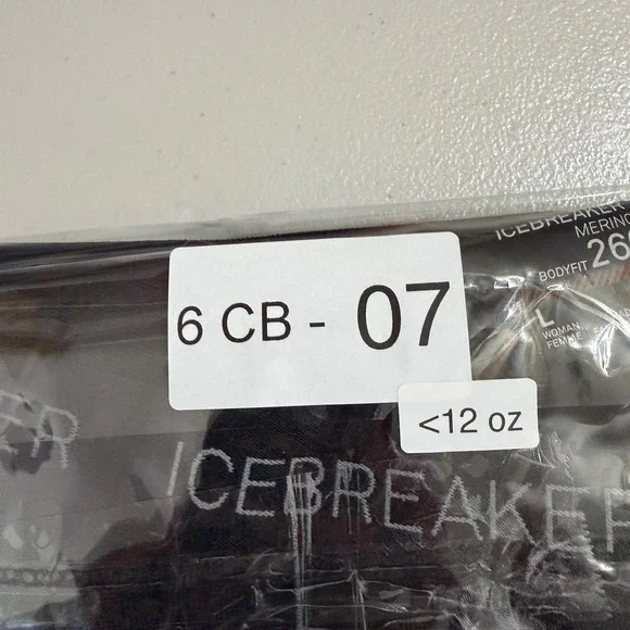 Icebreaker Merino 260 Leggings Womens Large Black Bodyfit Base Layer Thermal - Picture 10 of 10